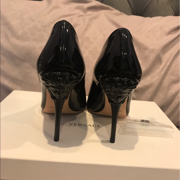 versace medusa head heels